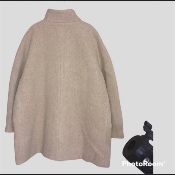 J. Crew Cocoon Italian Stadium-cloth Wool Sz. 24 - Picture 5 of 6